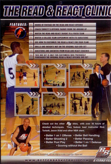 (Rental)-Read & React Clinic (original 6 Dvds) Rick Torbett